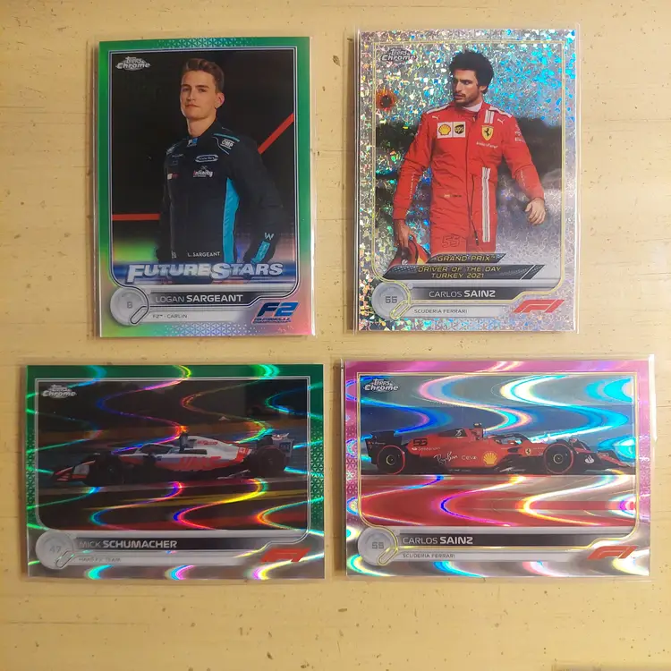 Lot of 35 Formula 1 cards. 4 #'d, parallels, inserts, +. Letter S.