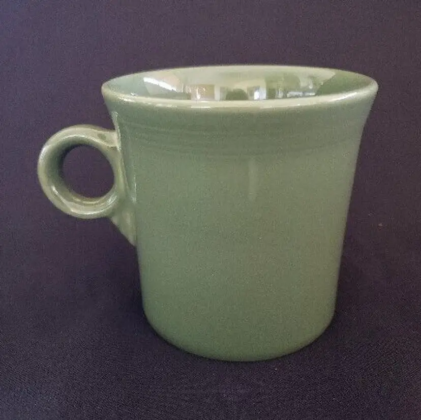 Fiesta HLC USA Fiestaware Mug Coffee Cup O Handle 3 1/2” Tall READ DESCRIPTION