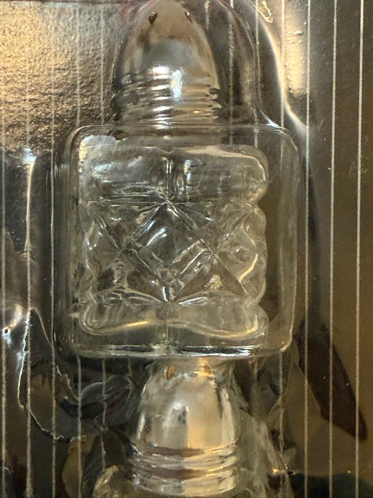 ChefsPic Cut Glass Salt Shakers