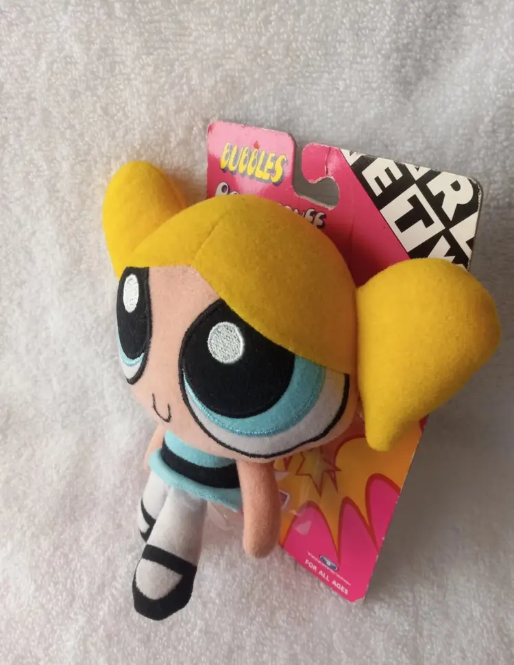 Vintage 1999 Cartoon Network Powerpuff Girls Bubbles Plush