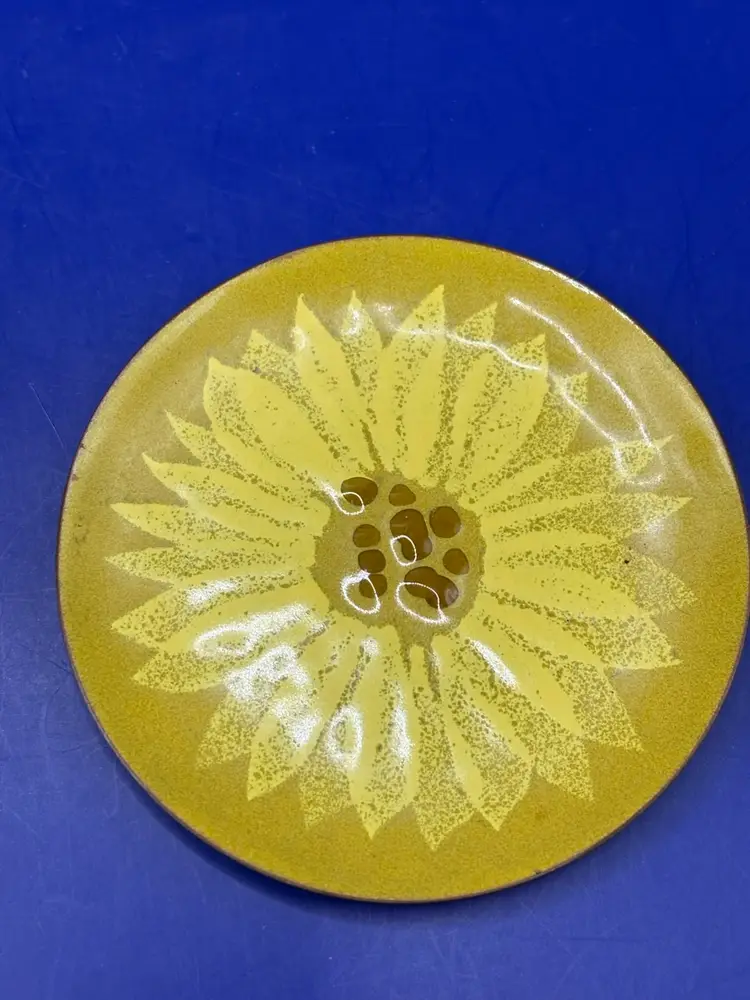 Enamel On Cooper Trinket Dish Bovano Of Cheshire