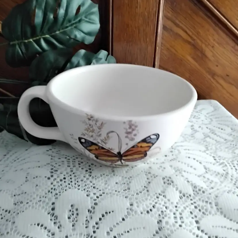 Vintage McCoy Oversized Coffee Mug/Soup Bowl w/Handle
