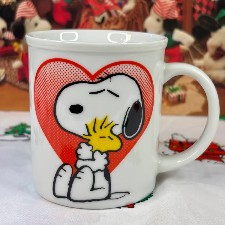“Somebody Cares” Snoopy & Woodstock Mug