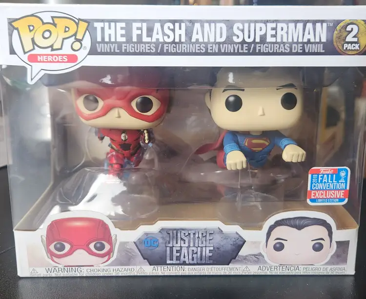 The Flash and Supermab Funko Pop!