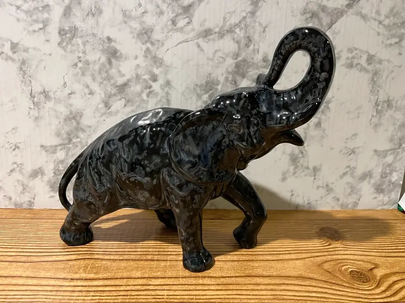 #1624 - Vintage McCoy MCM Ceramic Elephant