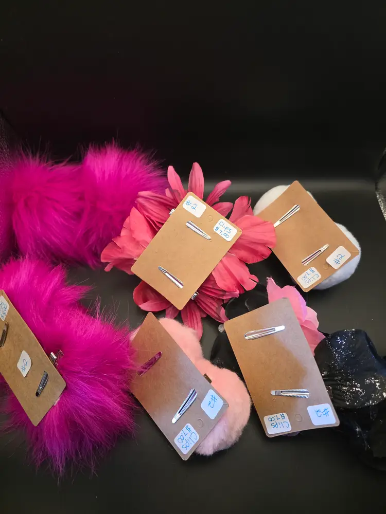 Hair clips Handmade by me