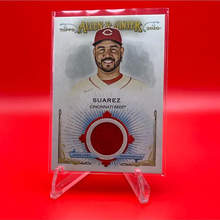 Eugenio Suarez 2020 Topps Allen & Ginter Full Size Relic Cincinnati Reds