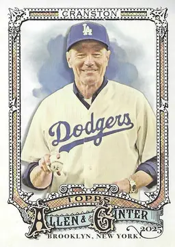 2025 Allen & Ginter Bryan Cranston #209 Los Angeles Dodgers