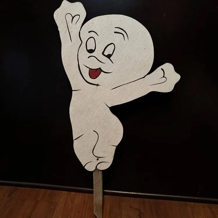 Vintage Wood Halloween Casper Lawn Art 24"