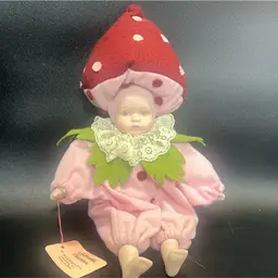 STRAWBERRY Porcelain doll created by Show-Stoppers Inc..