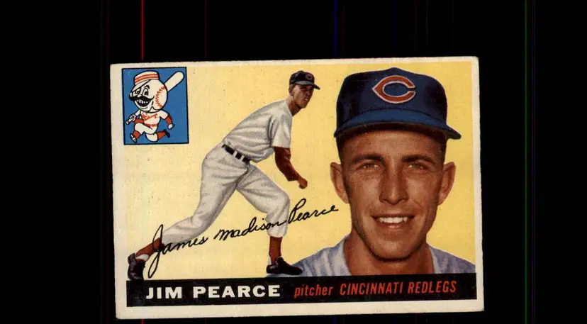 1955 Topps #170 Jim Pearce - (pk-tl1) - Cincinnati Redlegs