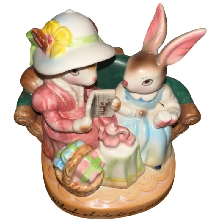 Avon Precious Moments Springtime/Easter Bunny Figurine