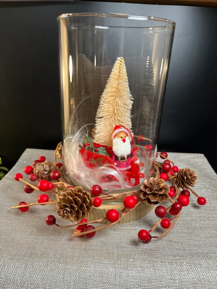 Made By Me! "Santa Surprises" Assemblage