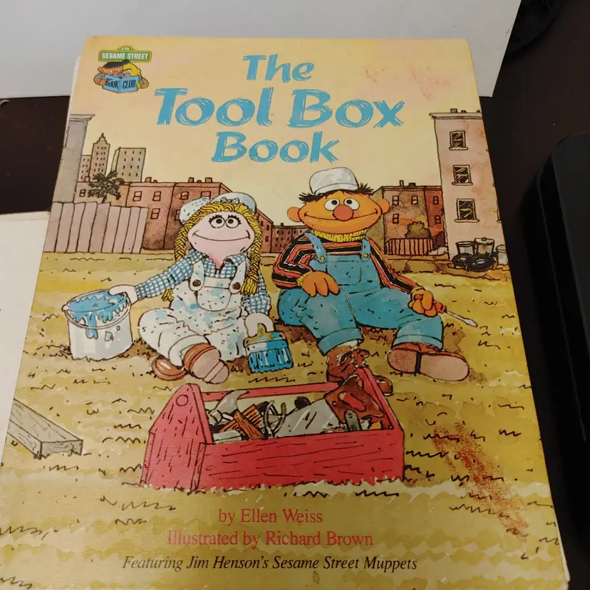 Sesame Street books- The Tool Box Book and The Sesame Street Circus of Opposites