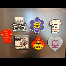 3 Magnets - Lyric Magnets - 3d Printed Fan Made Designs