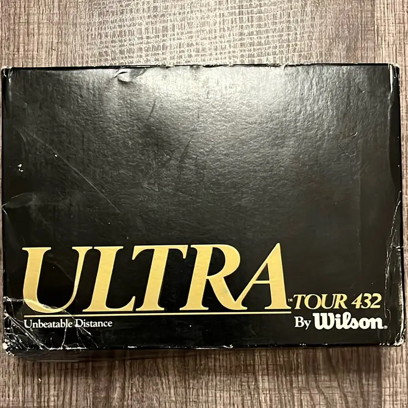 #02 Vintage Wilson Ultra Tour 432 1 Dozen Golf With Logo On The Made In The USA.