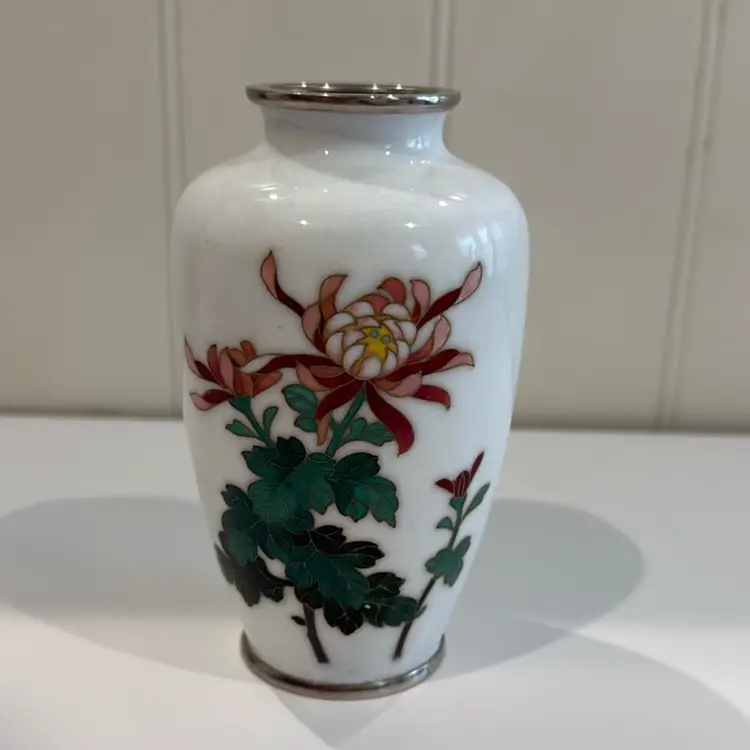 Japanese Cloisonné Vase 5”