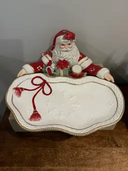 Fitz and Floyd  Santa Server