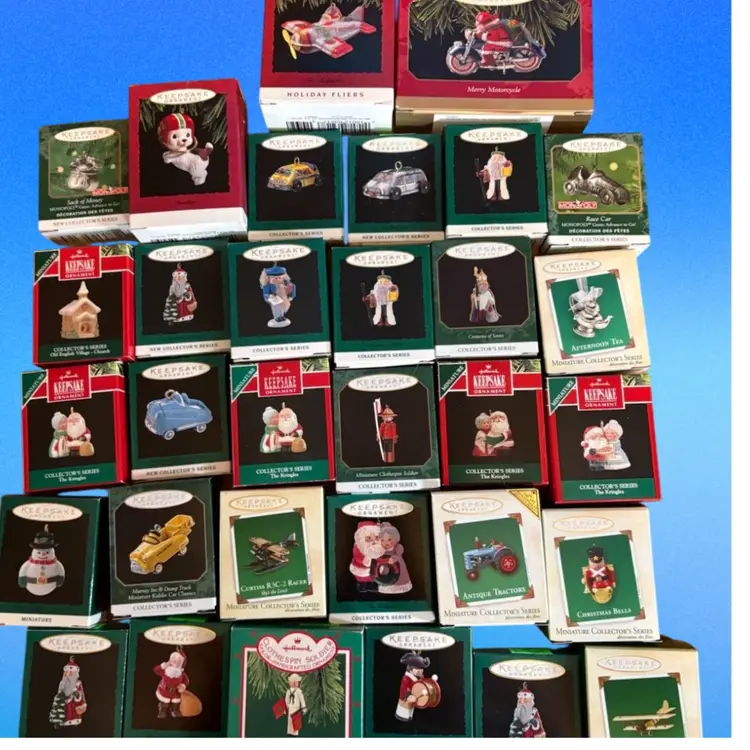 Lot Of 32 Vintage Hallmark Ornaments