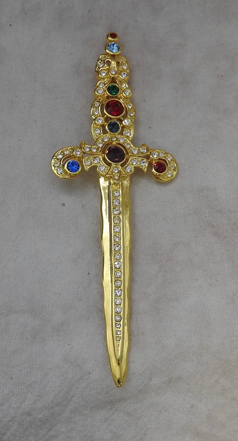Medieval Sword Brooch