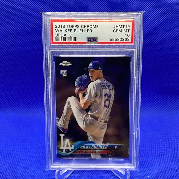 2018 Topps Chrome Update Walker Buehler RC PSA 10 GEM MINT Los Angeles Dodgers Philidelphia Phillies