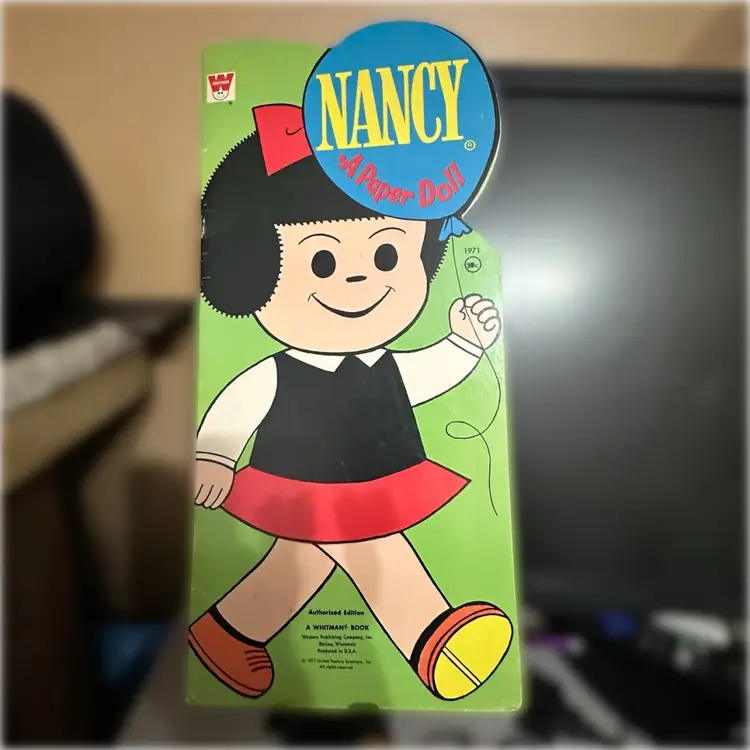 Vintage Uncut Nancy Paper Doll Book Whitman