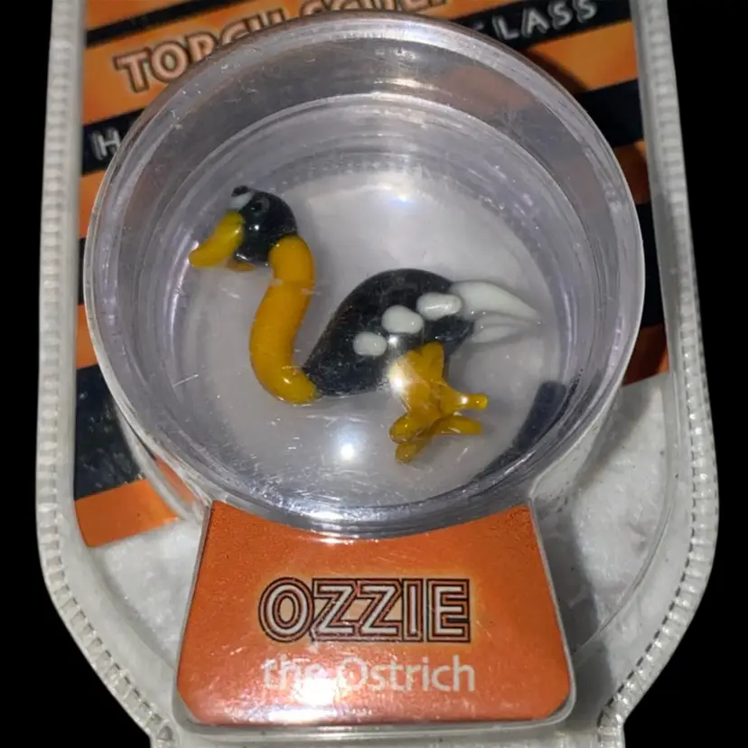 33% Off Sale- Limited Edition Looking Glass Torch Sculpture Ozzie The Ostrich Front And Back Photos (was $12)