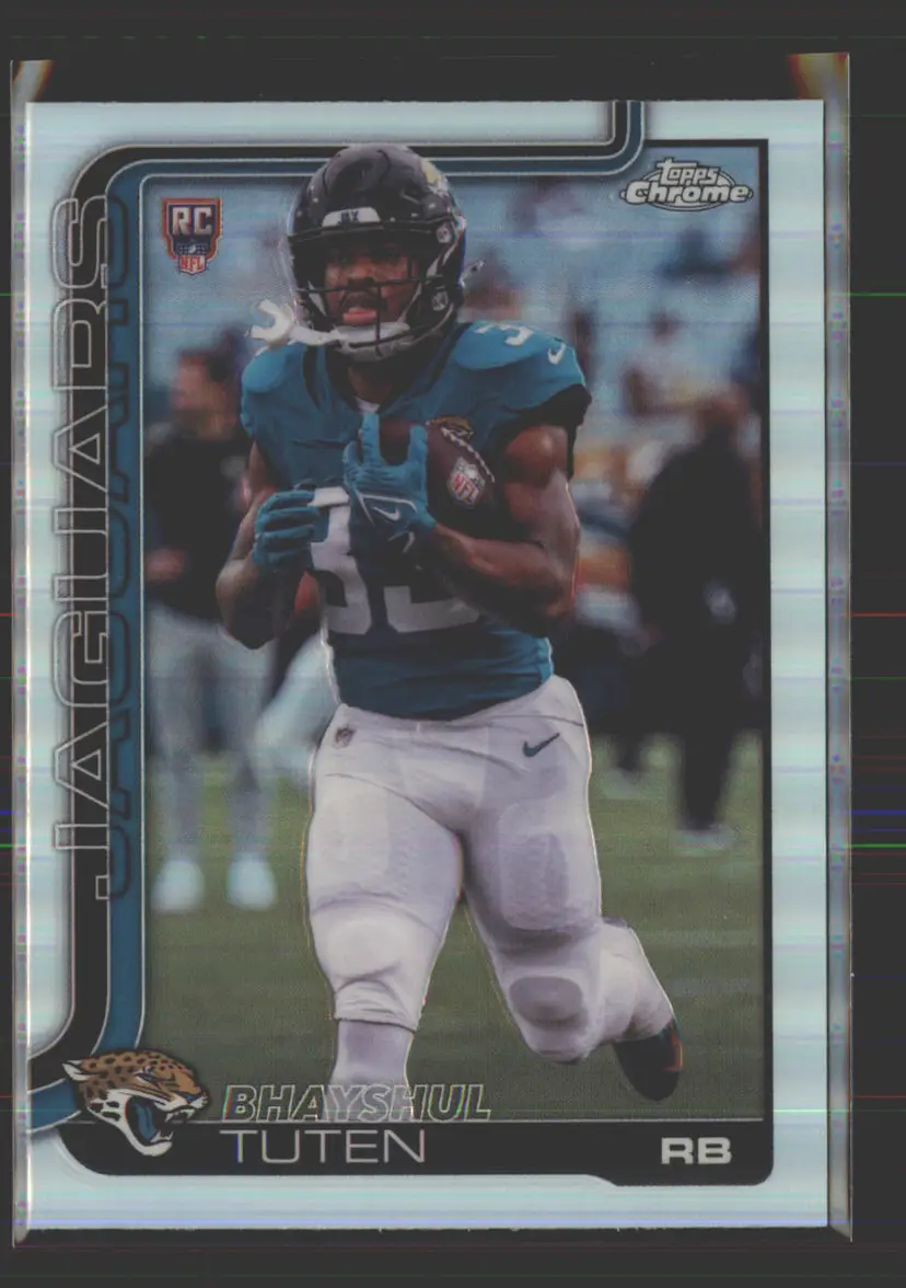Bhayshul Tuten 2025 Topps Chrome Refractor #389 - (142) - Jacksonville Jaguars