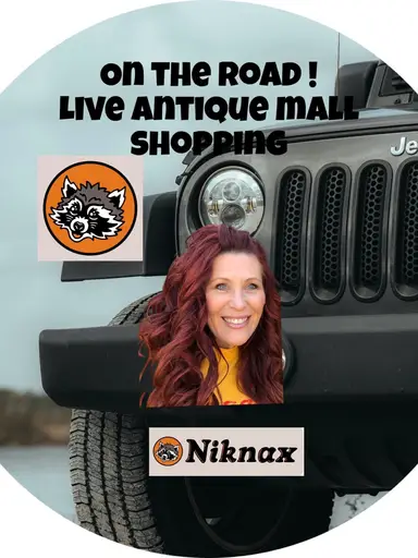 Live Antique Mall Shop With Me Drnksuzy!