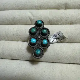 Sterling Zuni Native Ring Sz 5.25