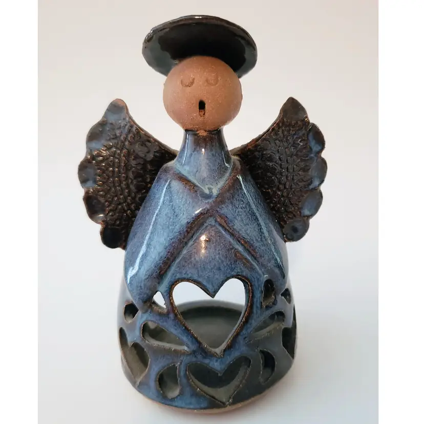 Potternot Pottery Angel Tea Light holder