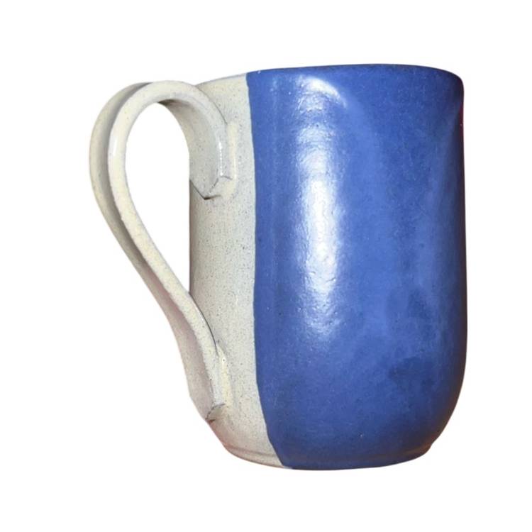 Vintage Serra Da Capivara Reindeer Mug Brazilian Pottery 8oz