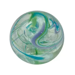 Vintage Robert L. Hamon Glass Paperweight, Pastel Swirls, Purple/Green/Blue/White