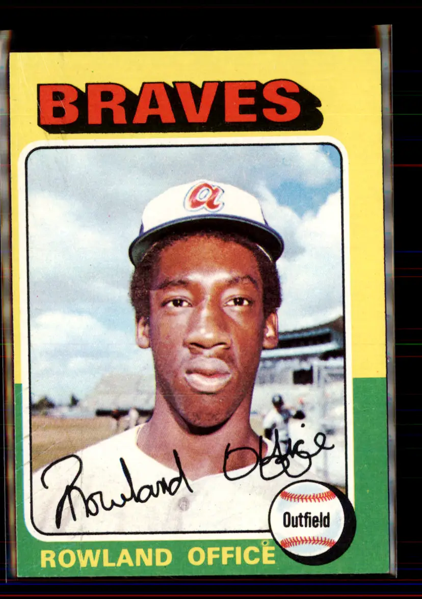 Rowland Office 1975 Topps #262 - Atlanta Braves - (pk4-179)