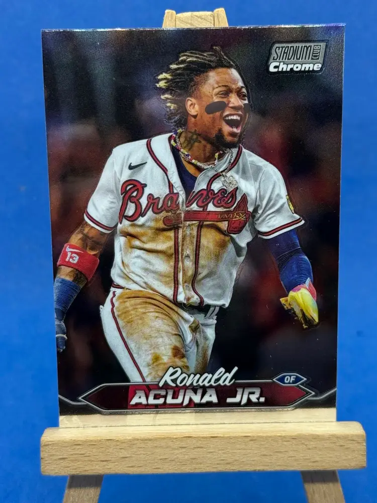2024 Stadium Club Chrome Ronald Acuna Jr #100 Atlanta Braves A32