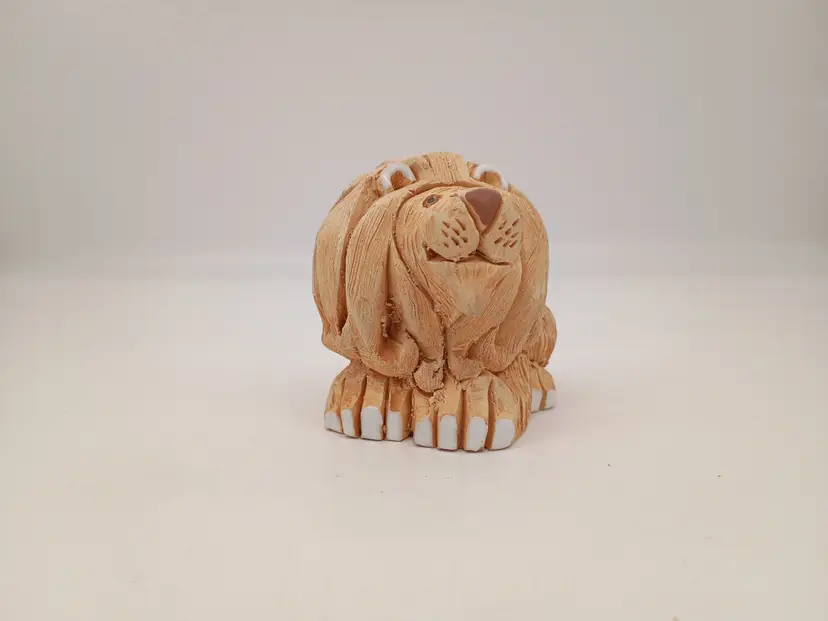 Artesania Rinconada Art Pottery Lion Vintage Uruguay Retired  Signed