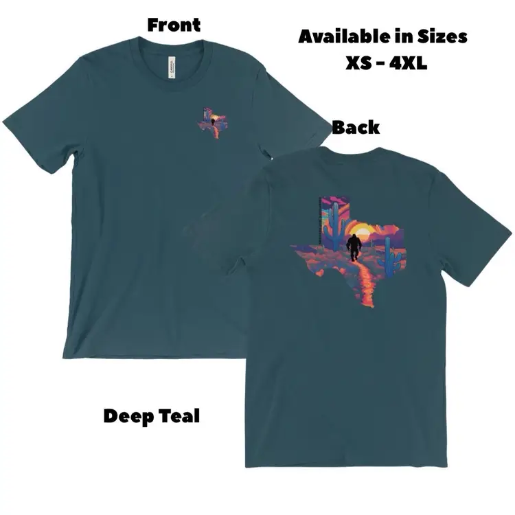 Deep Teal Texas Wild Shirt
