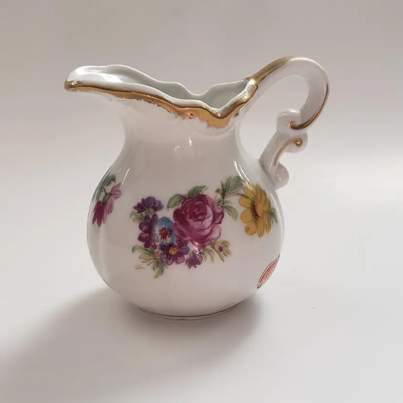 Handpainted Lefton China Cream Pitcher