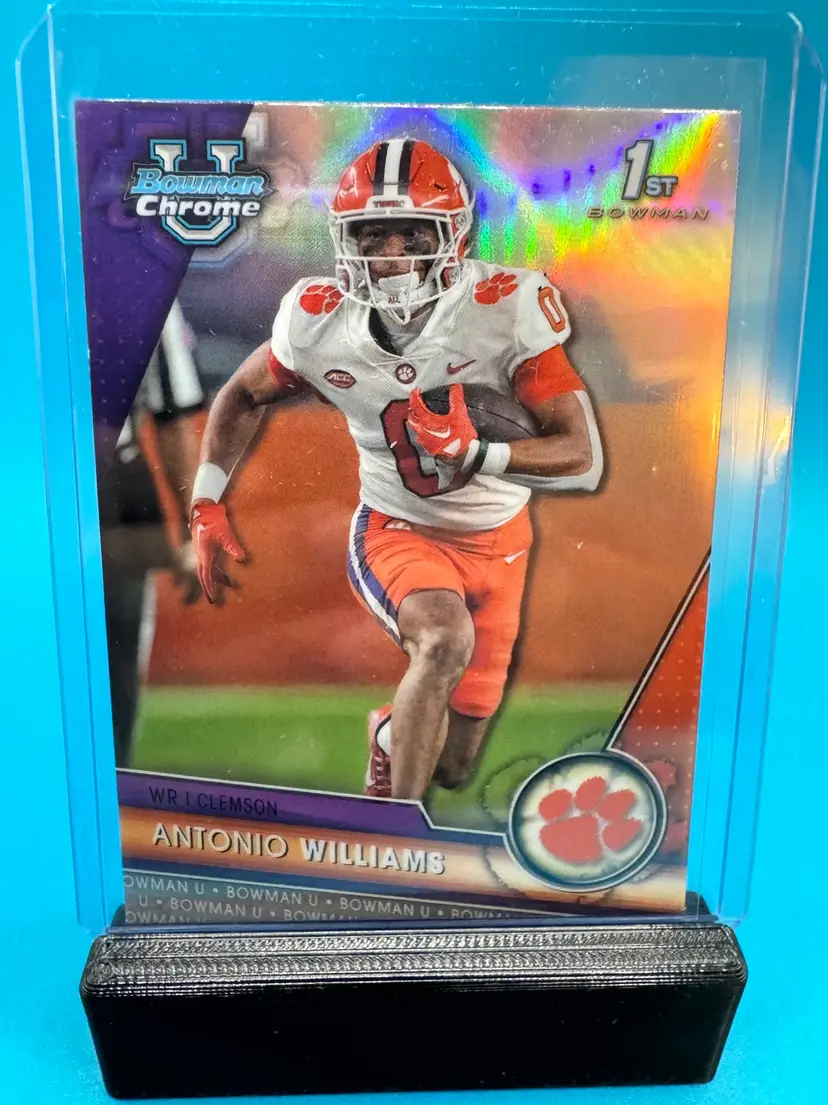 Antonio Williams 1st Bowman Chrome U Refractor Clemson Tigers