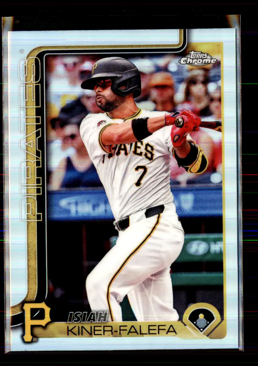 Isiah Kiner-Falefa 2025 Topps Chrome Refractor #42 - (113) - Pittsburgh Pirates