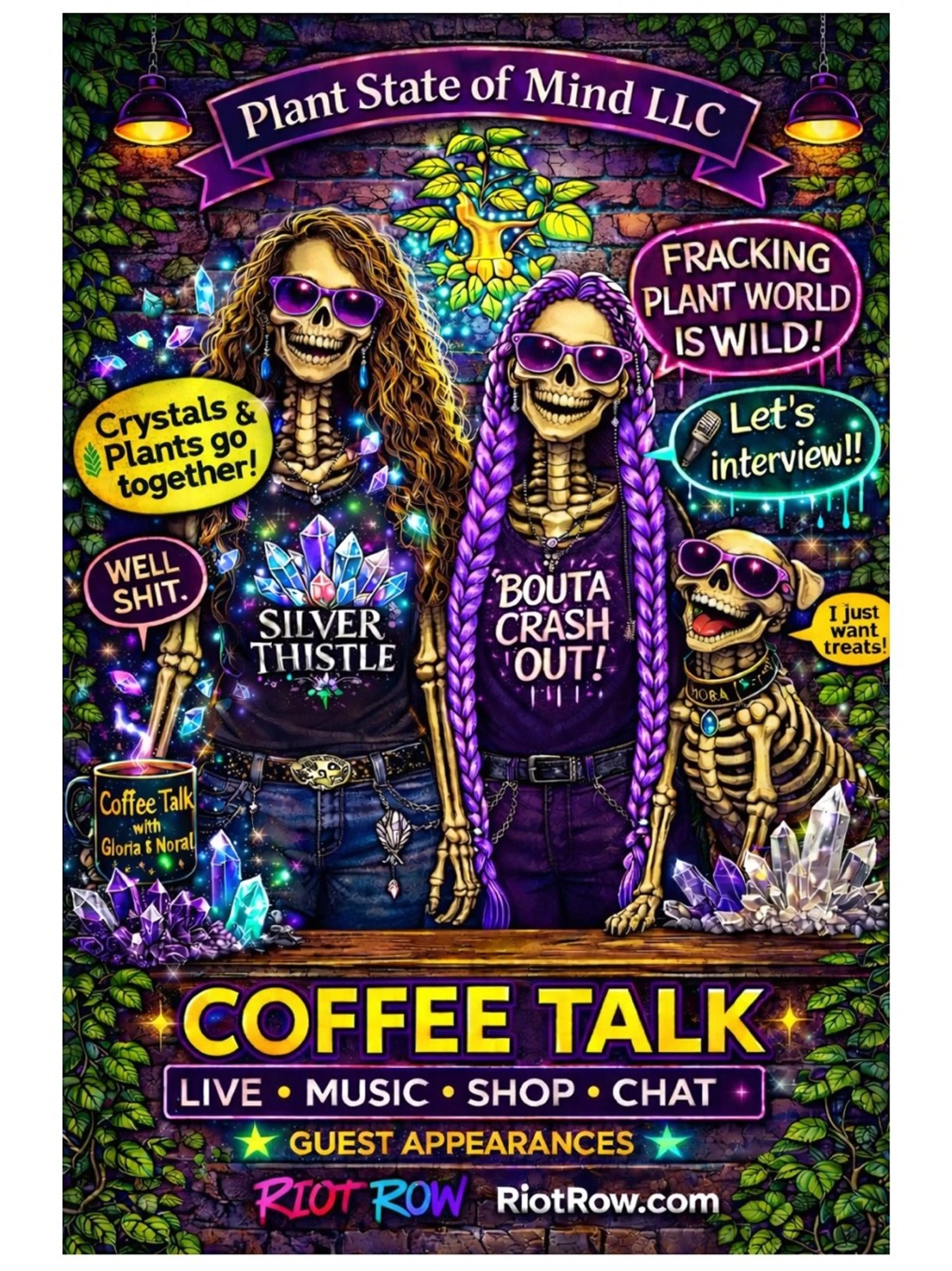 COFFEE TALK W/SILVER THISTLE!NEW PLANTS!