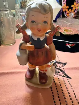 Vintage Farm girl Figurine