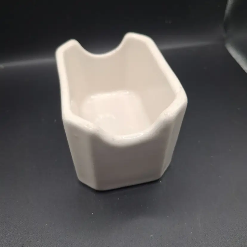 Vintage DCC USA White Ceramic Restaurant Ware Sugar Sweetener Holder