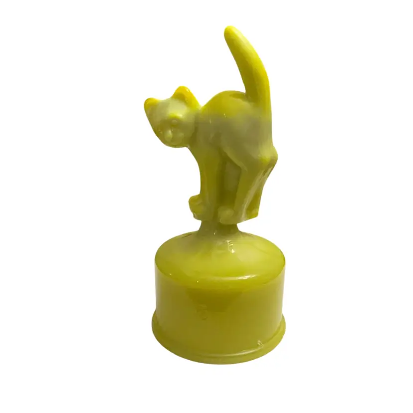 Mosser Dandelion Scaredy Cat On Font Figurine 7” X 3.5” GLOWS