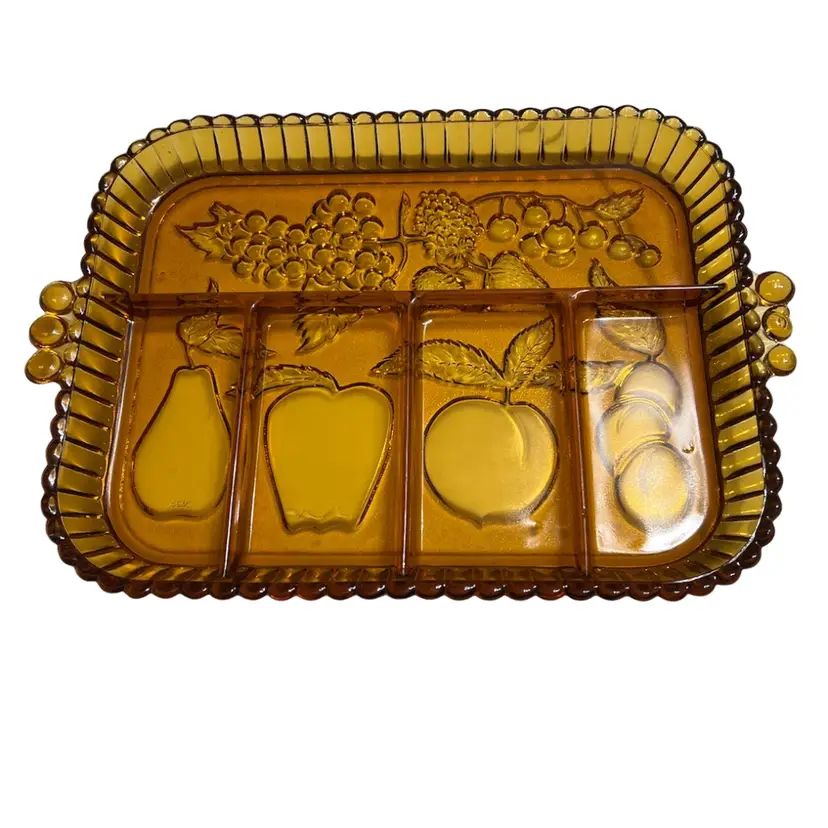Indiana Glass Amber Dish