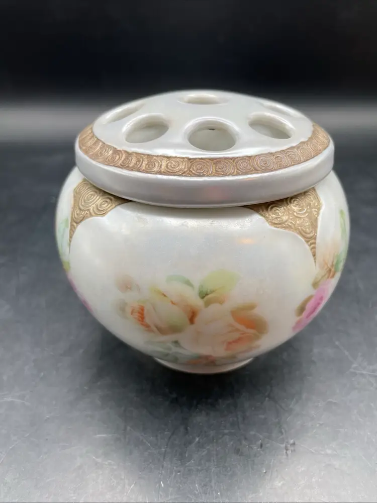 VTG Royal Bayreuth Flower Frog Vase