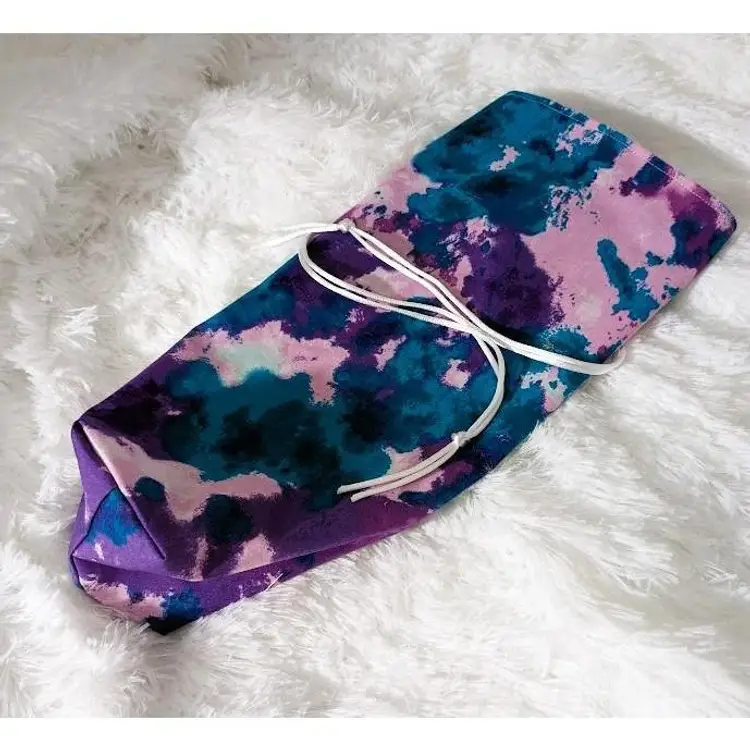 Handmade Wine Bottle Gift Bag - Blue / Purple Tie Dye - Any Occasion