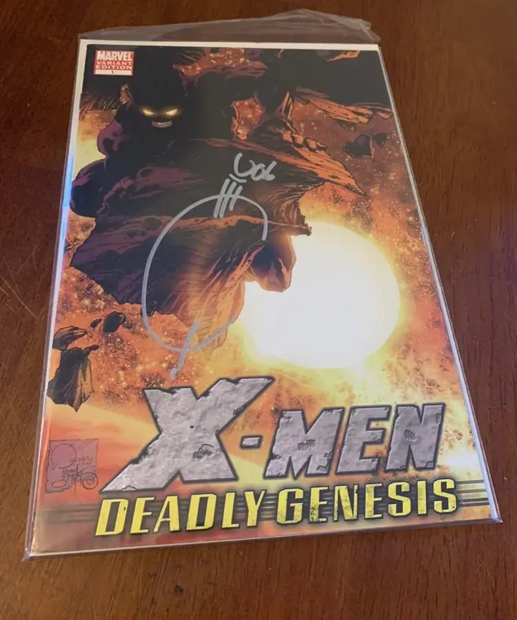 X Men Deadly Genesis #1 Quesada Variant 1st Appearance Vulcan Marvel 2006 Signed