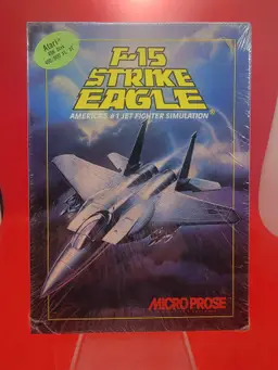 F-15 Strike Eagle Atari 400/800/XL/XE 1985 Micro Prose Brand New/Sealed!