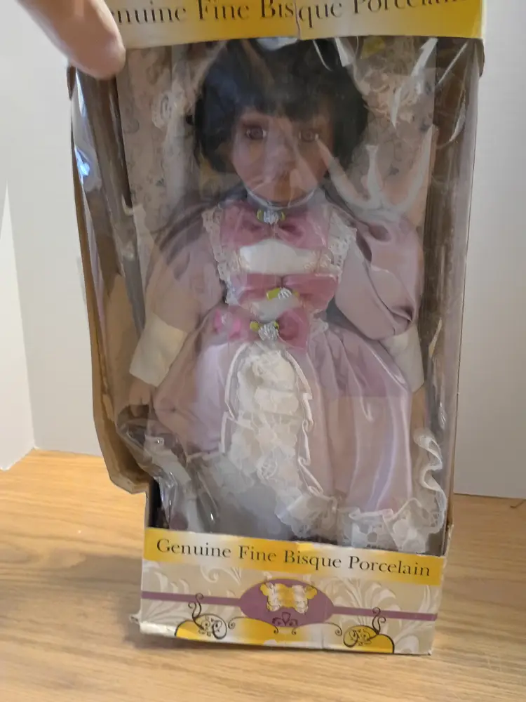 Genuine Fine Bisque Porcelain Collectible Doll